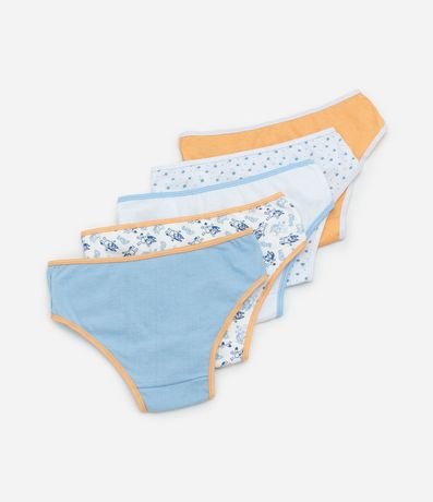 Kit 05 Bombachas Infantiles con Estampa Bluey - Talle 2 a 10 años 2