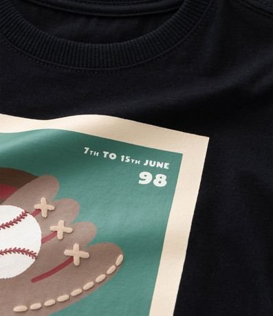 Remera Infantil con Estampa de Baseball - Talle 1 a 6 años 6