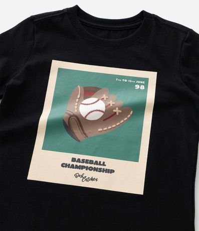 Remera Infantil con Estampa de Baseball - Talle 1 a 6 años 7