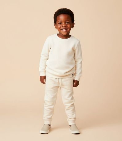 Remera Infantil Texturizada Básica - Talle 1 a 6 años