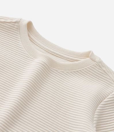 Remera Infantil Texturizada Básica - Talle 1 a 6 años 5