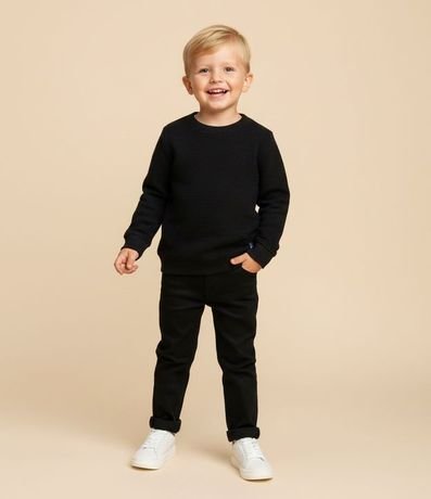 Remera Infantil Texturizada Básica - Talle 1 a 6 años