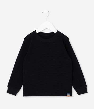 Remera Infantil Texturizada Básica - Talle 1 a 6 años