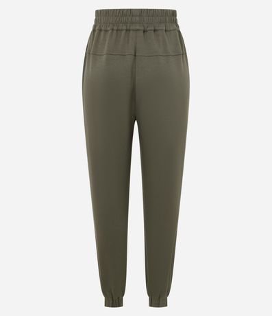 Pantalón Jogger en Algodón con Lazo en la Cintura 6