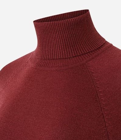 Blusa de Punto con Cuello Alto 2