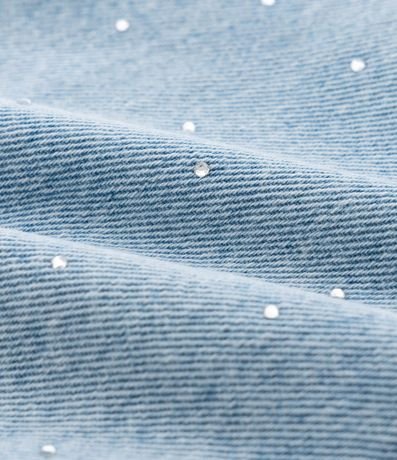 Short Infantil en Jeans Marmorizado con Brillitos - Talle 5 a 14 años 4