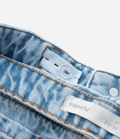 Short Infantil en Jeans Marmorizado con Brillitos - Talle 5 a 14 años 5