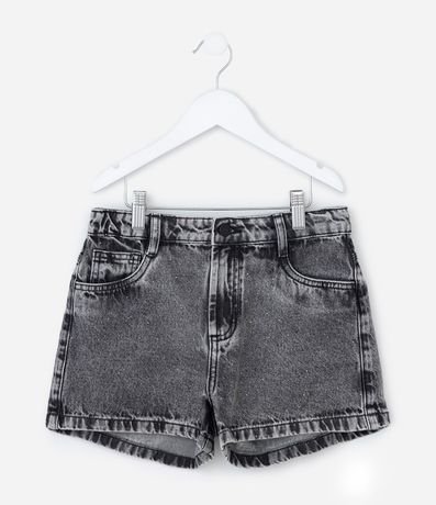 Short Infantil en Jeans con Aplicación de Brillos - Talle 5 a 14 años 2