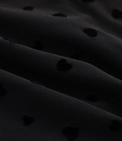 Remera Infantil en Tule con Corazones y Musculosa Interna – Talle 5 A 14 años 3