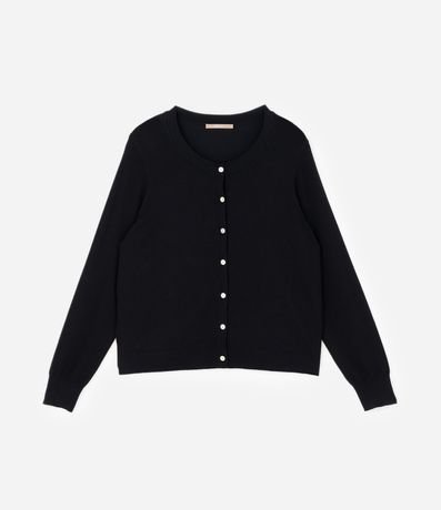 Cardigan Regular Básico en Punto Curve & Plus Size 3