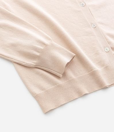 Cardigan Regular Básico en Punto Curve & Plus Size 7