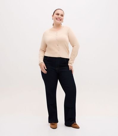 Cardigan Regular Básico en Punto Curve & Plus Size 2