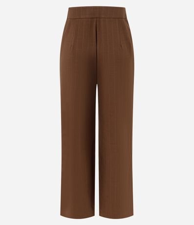 Pantalón Recto en Sastrería con Rayas Hilo Teñido 6