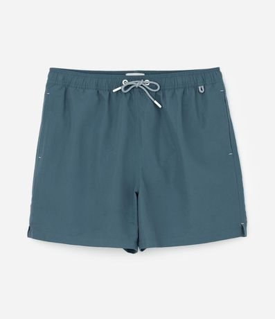 Bermuda de Banho en Ripstop con Cintura Elástica 5