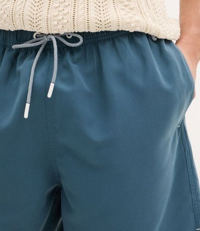 Bermuda de Banho en Ripstop con Cintura Elástica 3