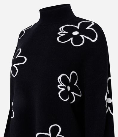 Blusa Manga Larga con Estampado Floral de Margaritas 6