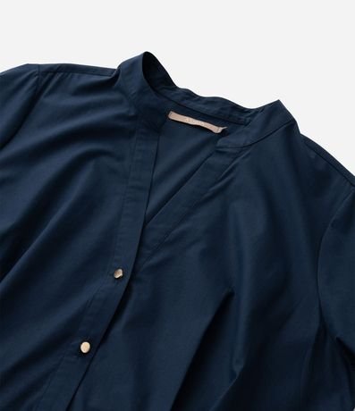 Vestido Chemise Midi con Cuello Padre y Cinturón Curve & Plus Size 8