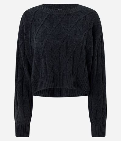 Buzo Acanalada en Punto con Manga Larga