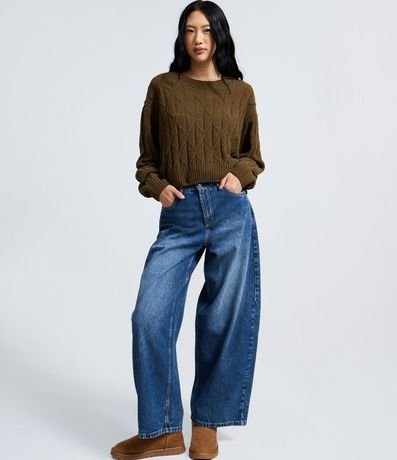 Buzo Acanalada en Punto con Manga Larga 2