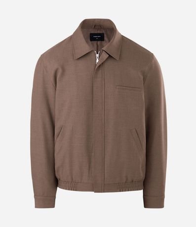 Campera en Sarga Cuadriculada 7