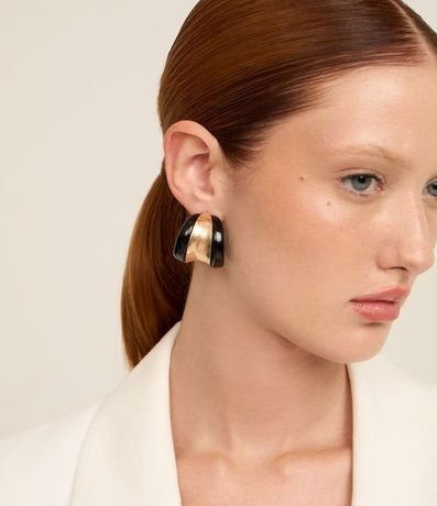 Caravana Aro en Metal con Acabado Brillante 4