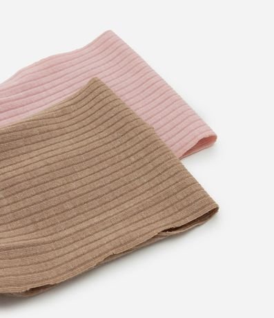 Kit 02 Cintas para el Pelo Caneladas con Lazo – Talle U 2