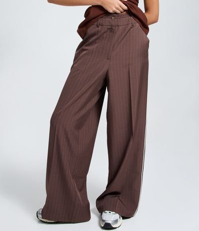 Pantalón en sastrería con raya Raya de tiza con Pipping 3