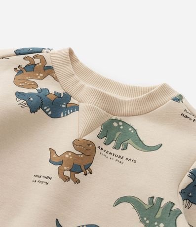 Conjunto Infantil Saco y Pantalón con Estampa de Dinosaurios – Talle 1 a 5/6 años 12