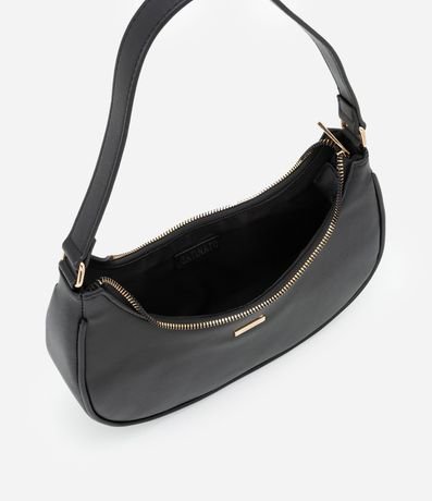 Cartera Baguette en PU con Metales Light Gold y Asa Ajustable 5