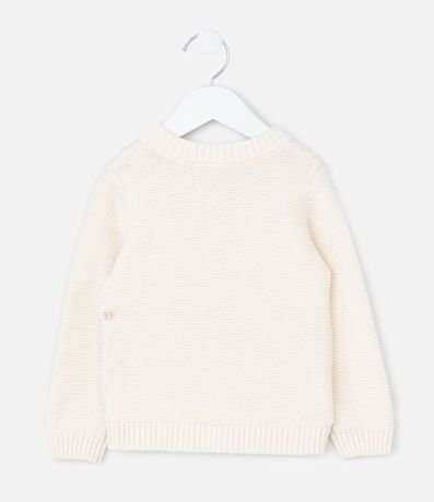 Cardigan Infantil Punto con Bordado de Animales – Talle 0 a 18 Meses 4