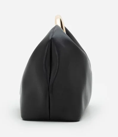 Cartera de Mano en PU con Correa de Mano Ovalada 3