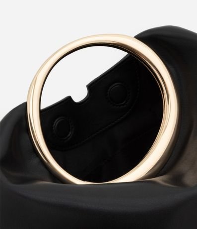 Cartera de Mano en PU con Correa de Mano Ovalada 6