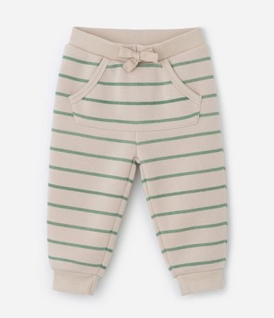 Conjunto Infantil con Buzo de Ratoncito y Pantalón Rayado – Talle 0 a 18 Meses 5