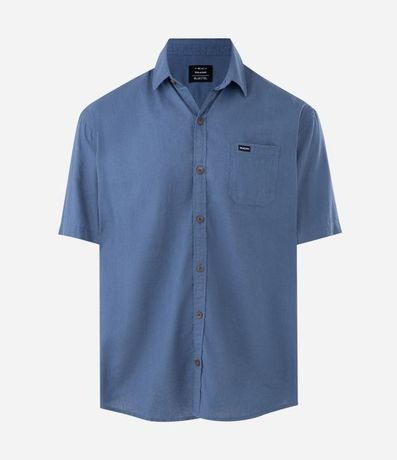 Camisa Relaxed en Cáñamo con Bolsillo 4