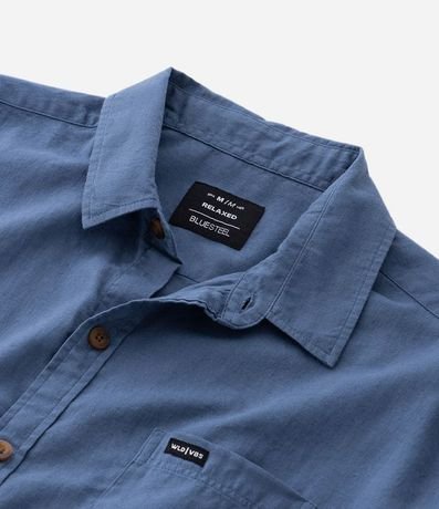 Camisa Relaxed en Cáñamo con Bolsillo 8