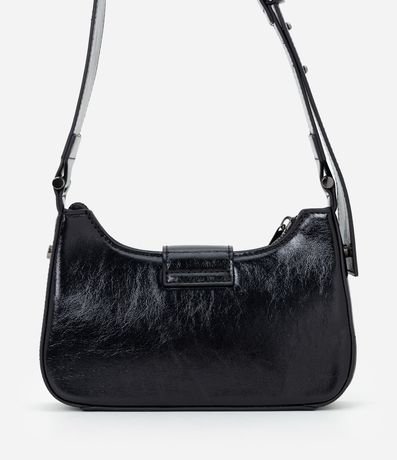 Cartera Baguette Pequeña en PU y Detalles en Metal 3