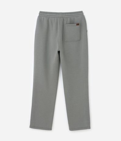 Pantalón Recto en Algodón con Bolsillos y Lazo en la Cintura 2