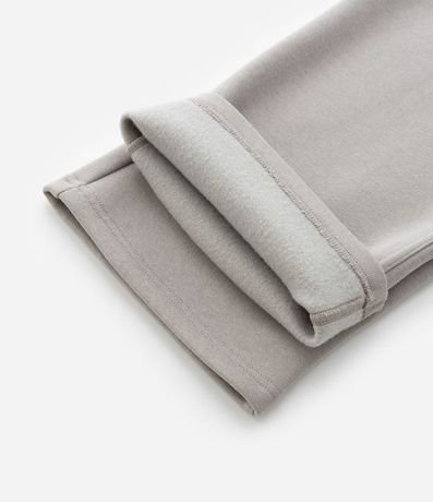 Pantalón Recto en Algodón con Bolsillos y Lazo en la Cintura 4