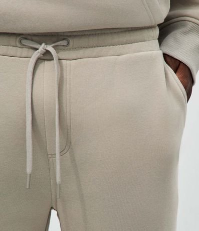 Pantalón Recto en Algodón con Bolsillos y Lazo en la Cintura 3