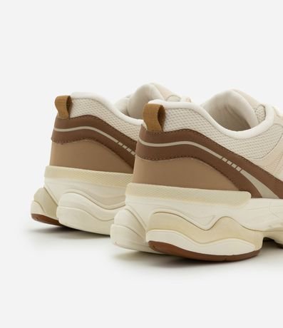 Championes Dad Sneaker en PU con Recortes y Suela Alta 3