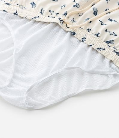 Bermuda Playera en Microfibra con Estampado de Peces 9