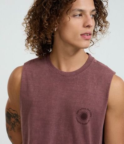 Musculosa Comfort en Media Malla Desteñida Sol Chasing Sunshine 3