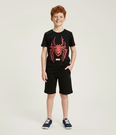 Remera Infantil con Estampa de Spider-Man - Talle 4 a 12 años