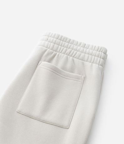 Pantalón Jogger en Algodón con Felpa y Puño Ajustado 8