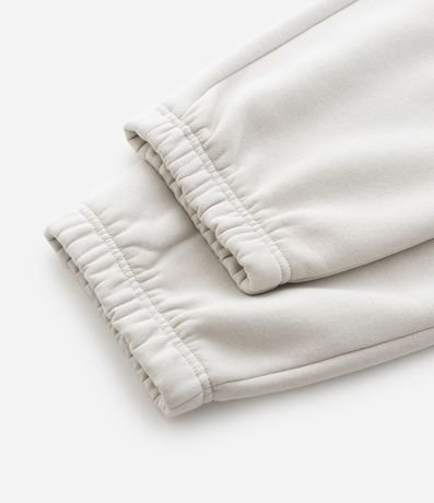 Pantalón Jogger en Algodón con Felpa y Puño Ajustado 10