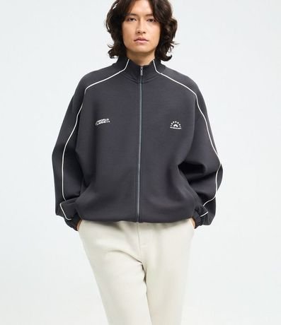 Pantalón Jogger en Algodón con Felpa y Puño Ajustado 4