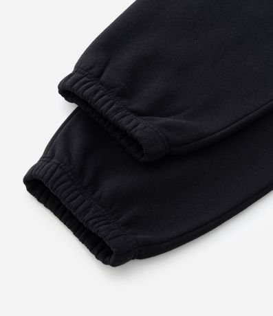 Pantalón Jogger en Algodón con Felpa y Puño Ajustado 8