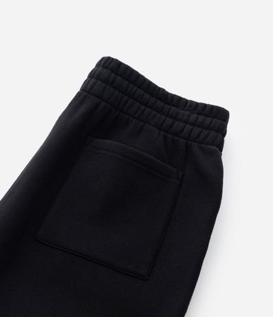 Pantalón Jogger en Algodón con Felpa y Puño Ajustado 12