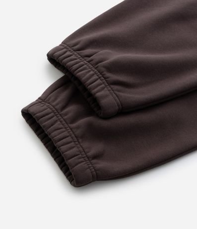 Pantalón Jogger en Algodón con Felpa y Puño Ajustado 8