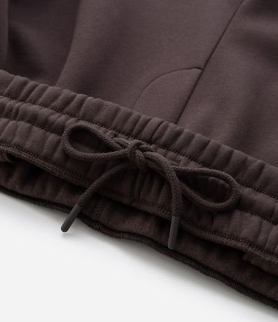 Pantalón Jogger en Algodón con Felpa y Puño Ajustado 10